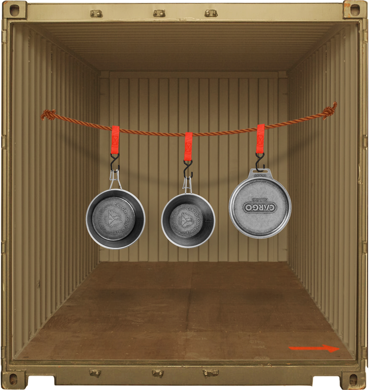 WILD SIERRA CUP & LID PLATE – CARGO CONTAINER