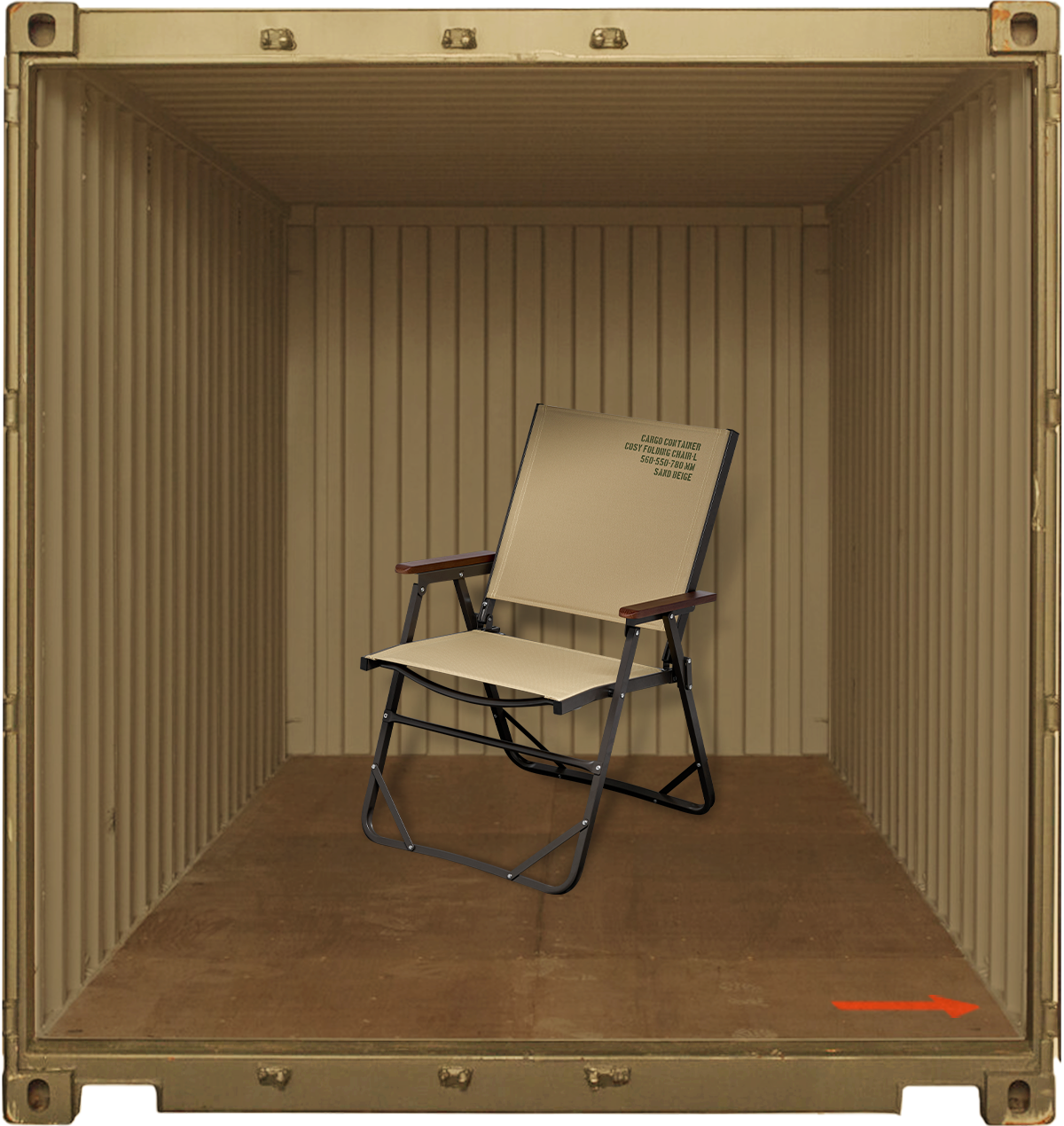 COSY FOLDING CHAIR - L – CARGO CONTAINER COSY FOLDING CHAIR - L – CARGO CONTAINER