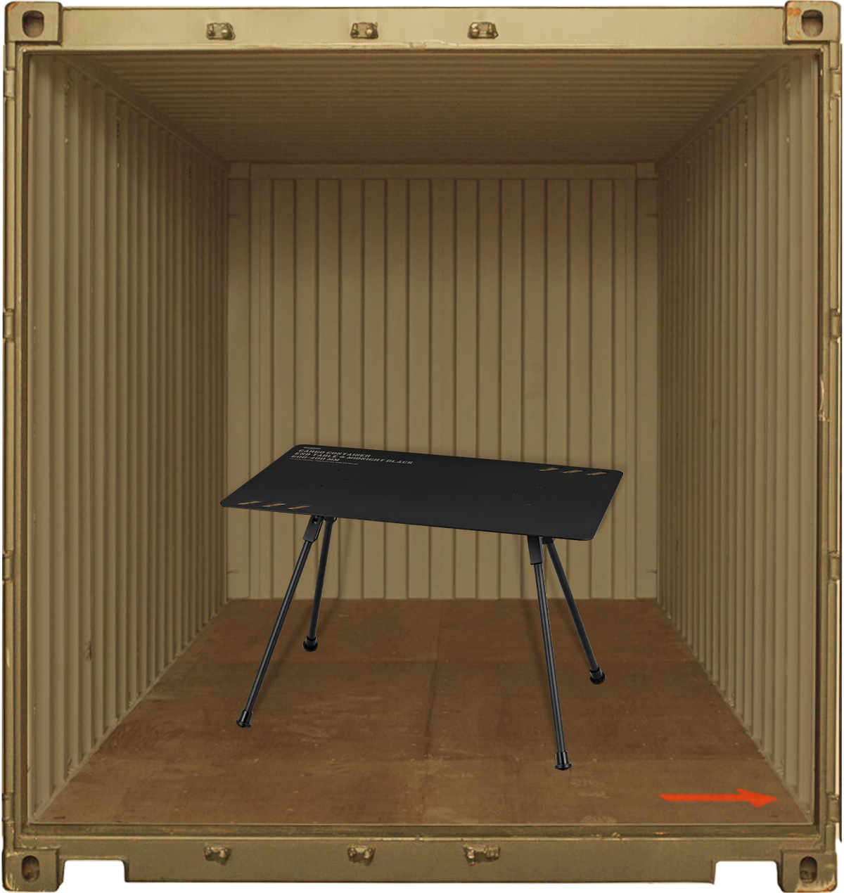 END TABLE – CARGO CONTAINER END TABLE – CARGO CONTAINER