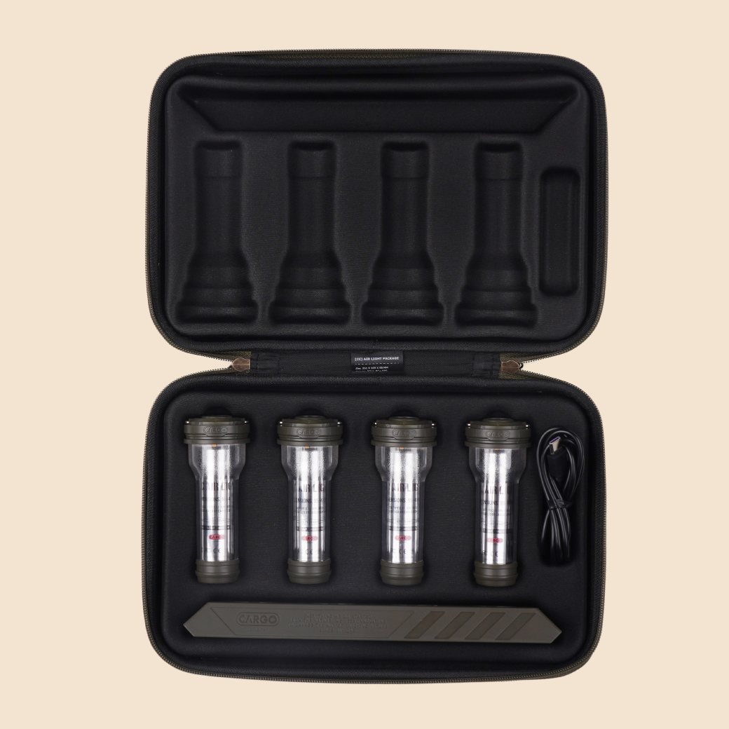 CARGO CONTAINER AIR LIGHTブラック4本 充電器&ケース付 AIR LIGHT – CARGO CONTAINER