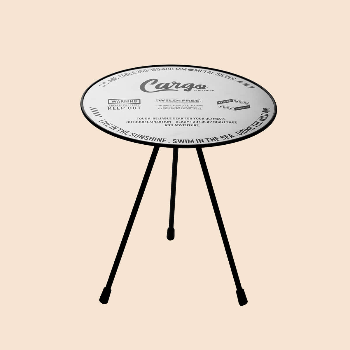 ARC TABLE – CARGO CONTAINER