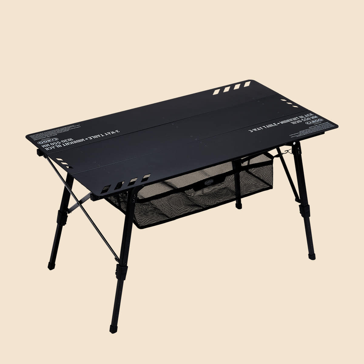 cargo ブラック テーブル CC 3WAY TABLE 3-WAY TABLE – CARGO CONTAINER