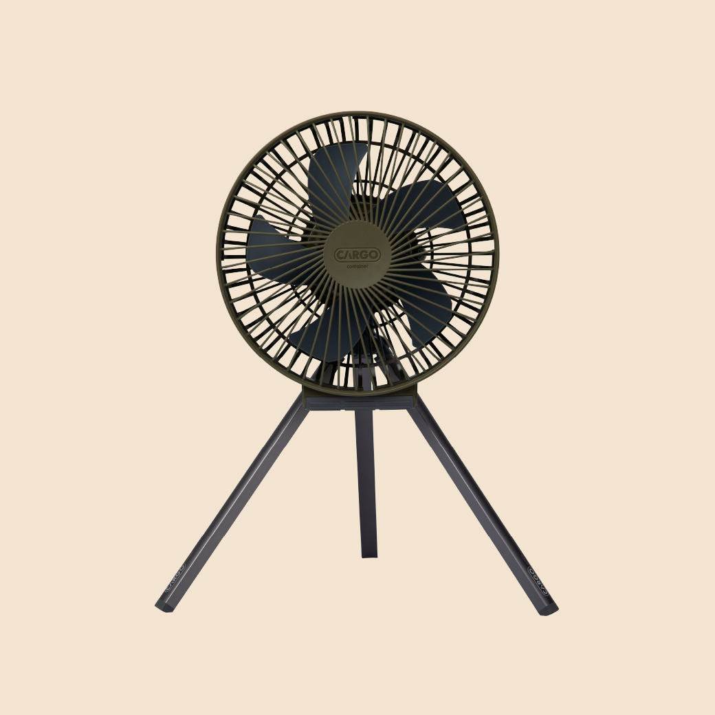 扇風機・サーキュレーター CARGO DUAL FAN - M DUAL FAN - M(カーキ・ブラック:7月下旬〜8月上旬お届け予定