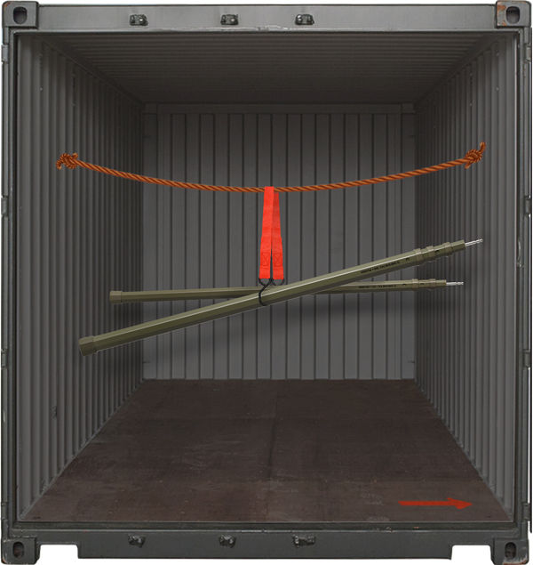 HARD SLIDE POLE - 2EA – CARGO CONTAINER