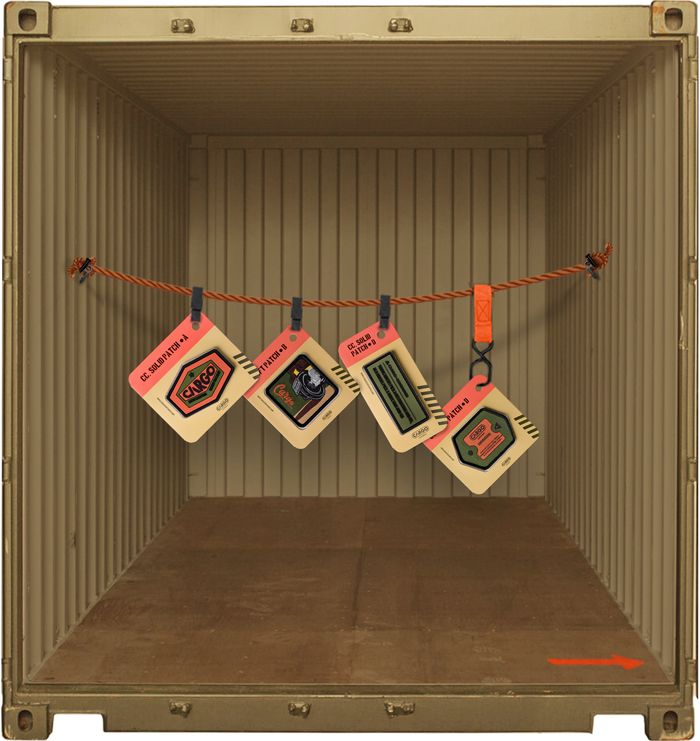 Patch Container ALL ITEMS – CARGO CONTAINER