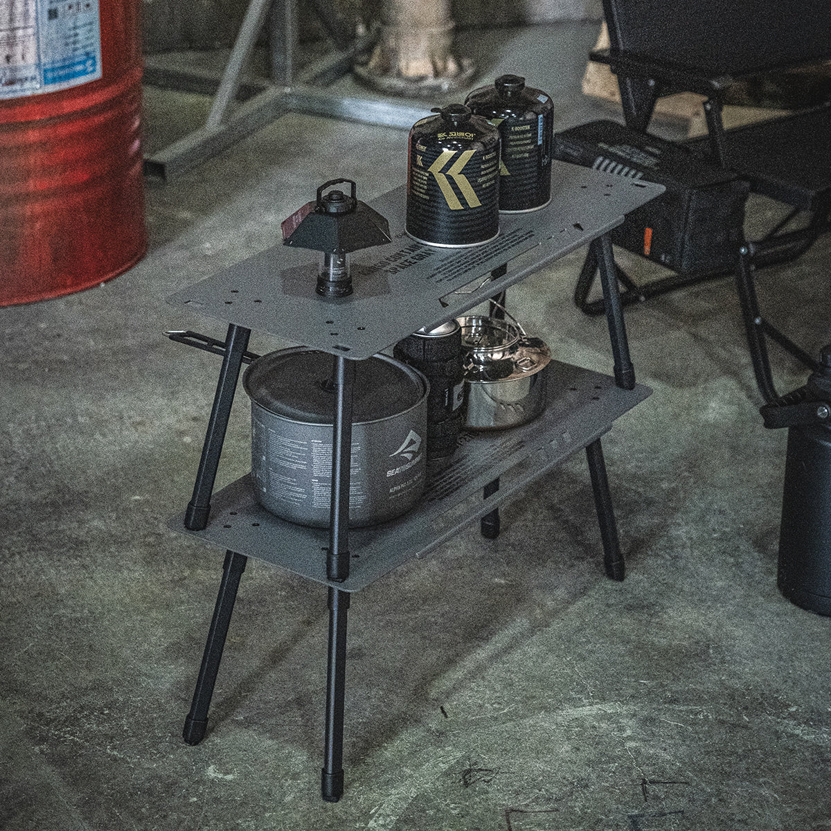 MASTER SHELF TABLE